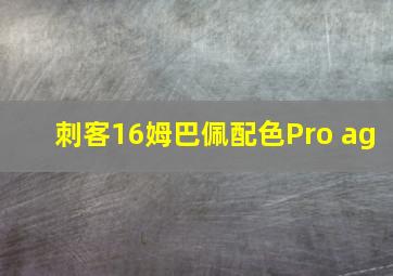 刺客16姆巴佩配色Pro ag